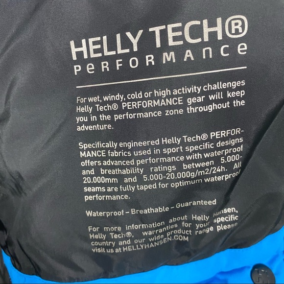 Helly Hansen Blue and White Ski Jacket - Picture 12 of 13
